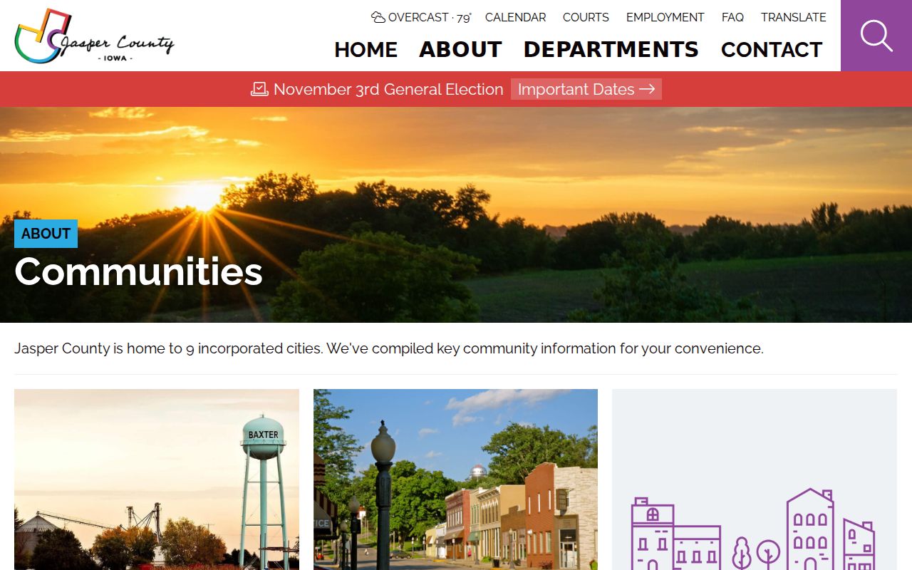 Jasper County warrant records city contact directory